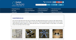 Desktop Screenshot of custompipeburners.com